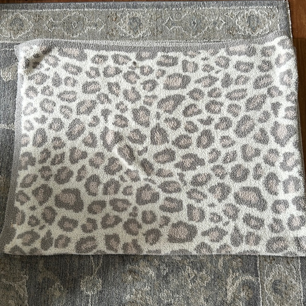 Leopard Print Barefoot Dreams Blanket